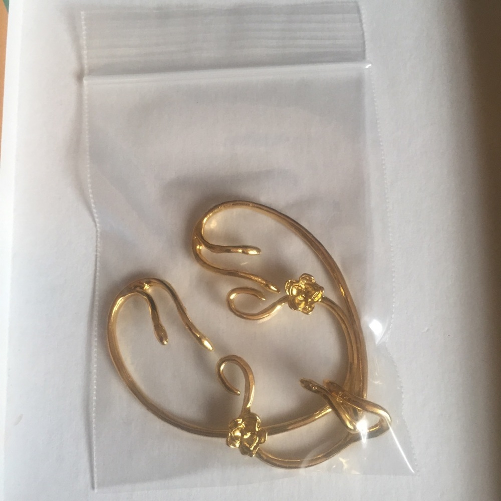 Beauty and the Beast Golden Ear Cuff Pair - Picture 6 of 7